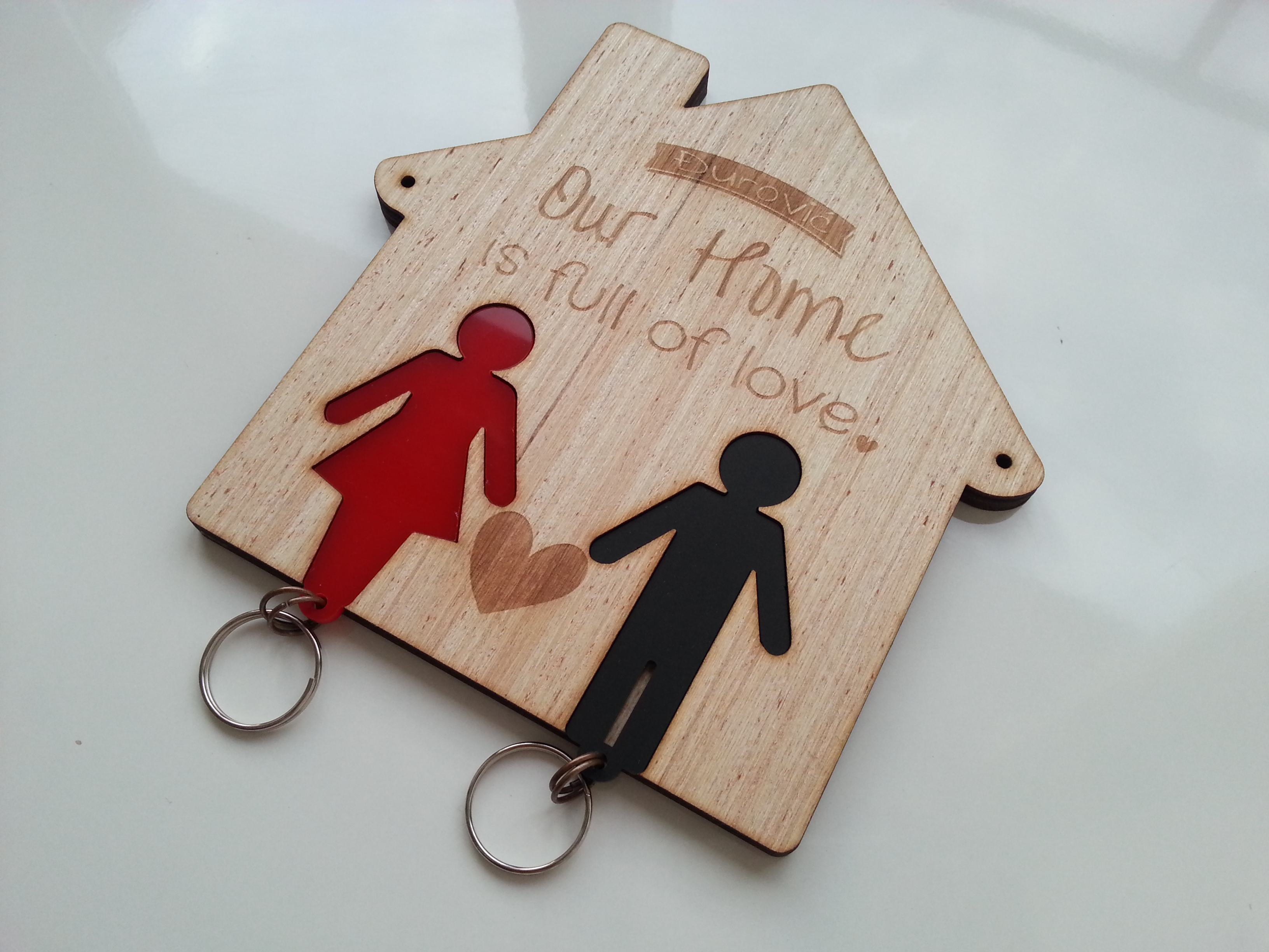 Laser cutting work
