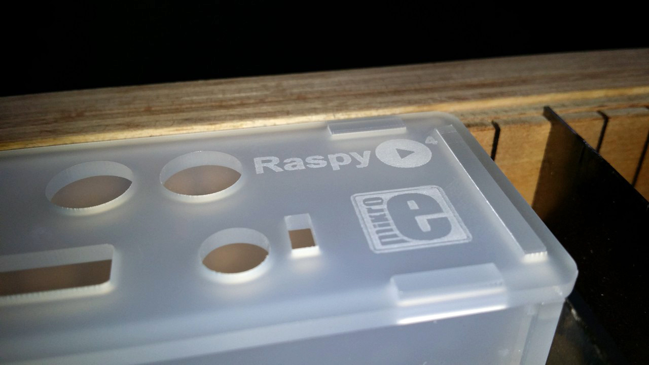 Raspberry Pi case laser cut